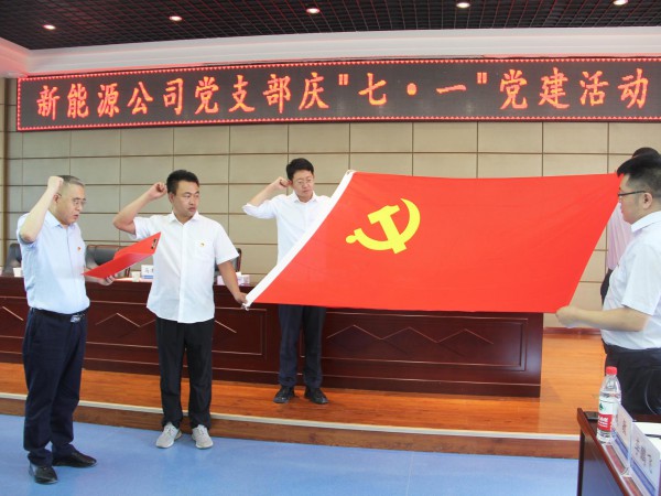新能源公司黨支部開展慶“七一”黨建活動